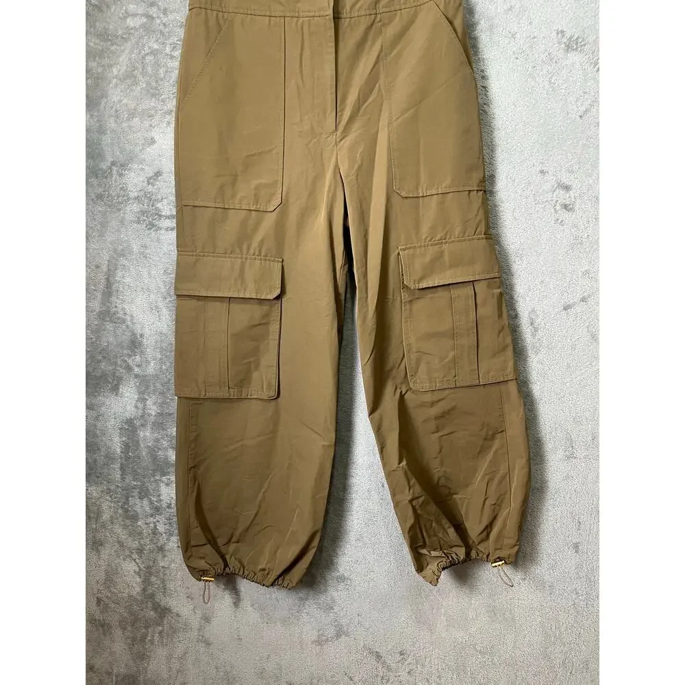 Veronica Beard Olive Cargo Track Pants - Picture 2 of 8